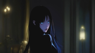 蓝瞳-暗黑少女