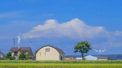 清新白云小屋(ins风)