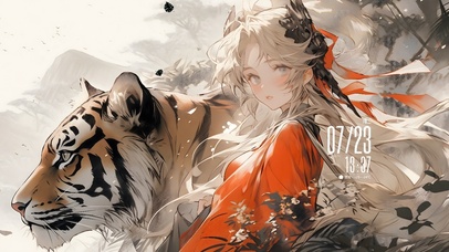 少女和虎（非主题）