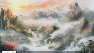 山境诗行-桌面主题