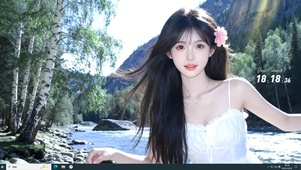 4K纯欲系长发美女