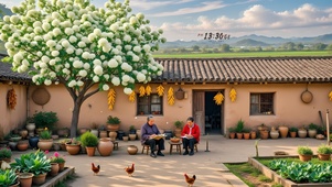 乡村的小土屋
