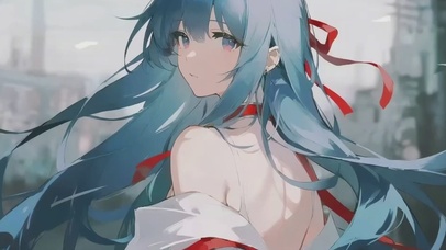 二次元氛围感少女