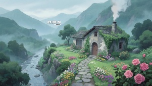 夏雨溪流小屋