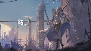 风中少女
