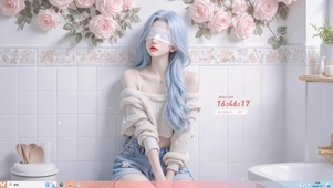 纯欲玫瑰女孩主题