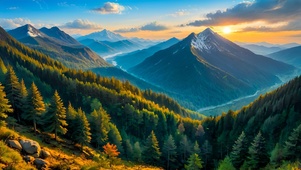山野夕阳