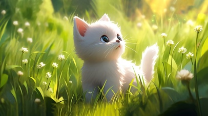 治愈护眼好奇猫