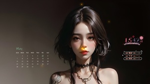 清纯短发少女