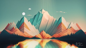 湖光山色