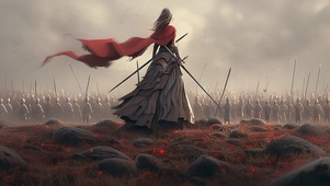 【4K】古风战场飒气背影