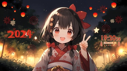 2024新年可爱小女孩
