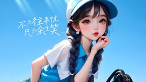 元气少女美女兰朵朵青春活力01