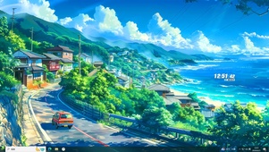 宫崎骏夏日海边