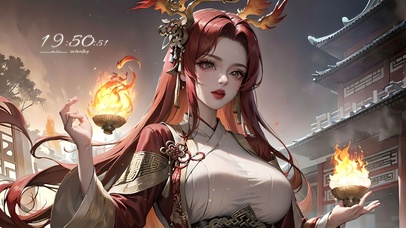 古风唯美长发美女