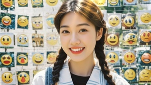 emoji女孩
