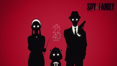 spy family 黑白照