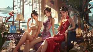 如同柳枝随风摇曳，柔美富有韵律