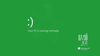 超清 极简主义 电脑绿屏