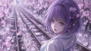 风绕樱花
