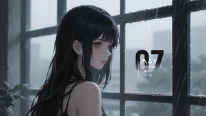 暗黑病娇少女听雨屏