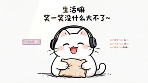 笑一笑，没什么大不了