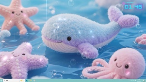 毛茸茸的海洋生物
