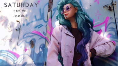 萨勒芬妮（带时钟粒子）