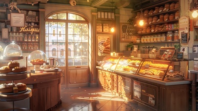 治愈阳光动漫面包店