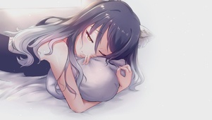 瞌睡的少女