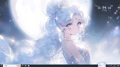 月野兔月下少女