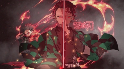 鬼灭之刃炭治郎战斗武士