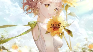 向日葵美少女