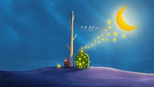 向星星许愿
