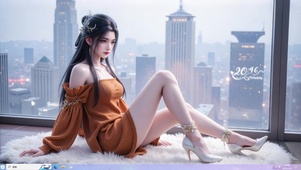 窗外飘雪陆雪琪