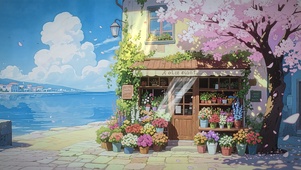海隅花韵