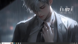 雨天少年