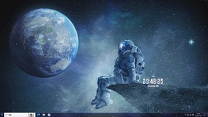 太空人的思念—【主题桌面】