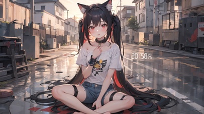 4K清纯可爱猫耳少女