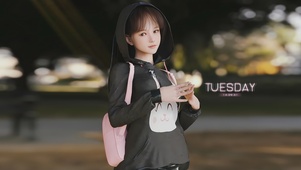 卫衣女孩