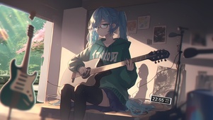 可爱吉他女孩