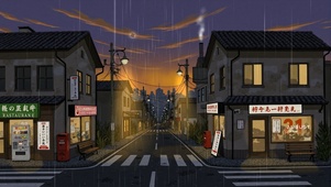 雨夜街道