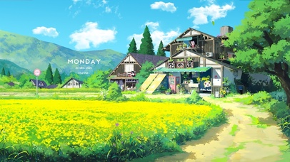 4K唯美治愈动漫花の屋