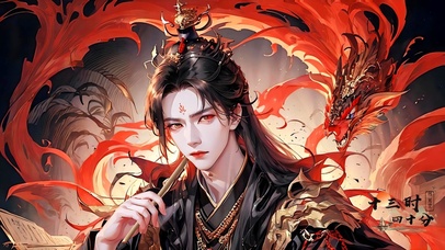 学画符咒的魔神