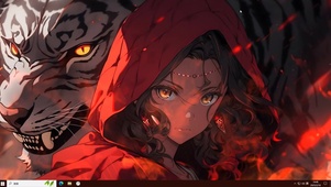 白虎少女