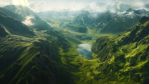 4K 青山绿水