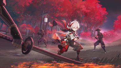 原神一叶武士战斗