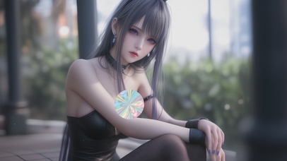 可爱兔女郎女孩