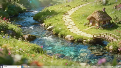 秘境溪径-桌面主题