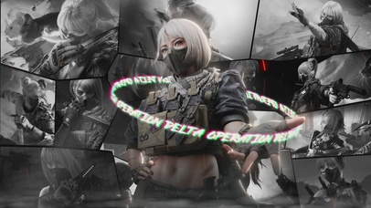 三角洲-骇爪麦晓雯 文字环绕